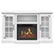 White Tv Stand With Electric Fireplace For 65-Inch Tvs Media Console Furniture